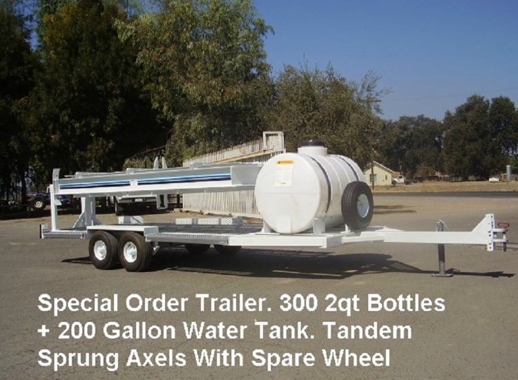 300 Bottle Trailer  services tulare