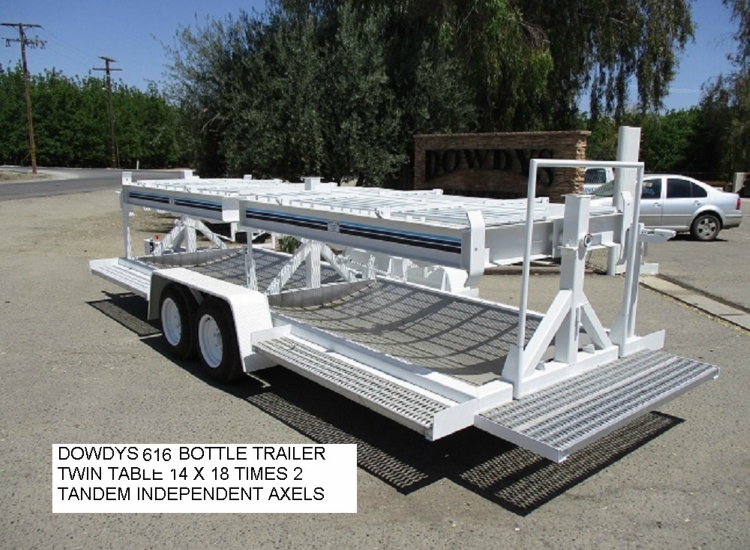 616 Bottle Trailer 2Qt and 3Qt tulare