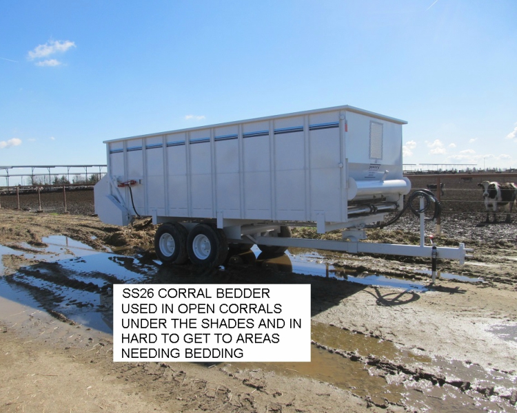 Ss26 Corral Bedding Wagon tulare