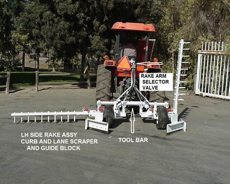 Freestall Rake 3 Point Hitch Mount  services tulare