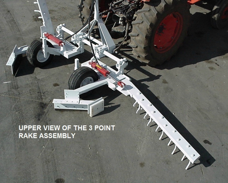 Freestall Rake 3 Point Hitch Mount   services tulare