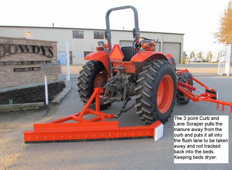 Freestall Rake Compost / Manure Model  SS16 services In tulare