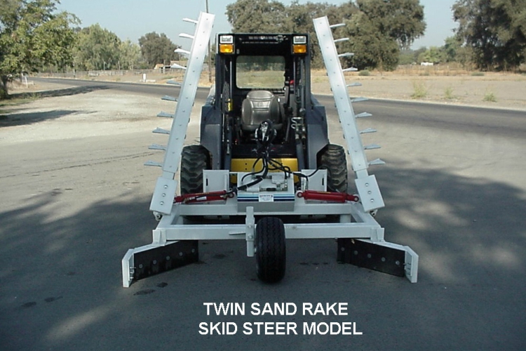 Sand Freestall Rake Skid Steer Mounted  services tulare