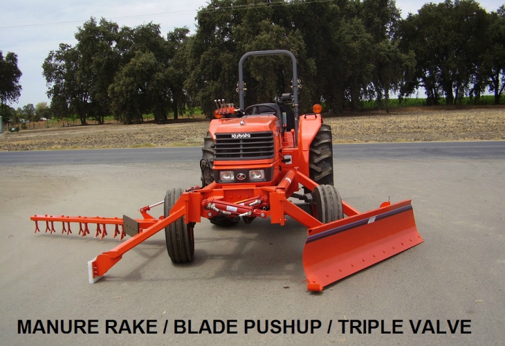 Pushup / Freestall Rake  tulare