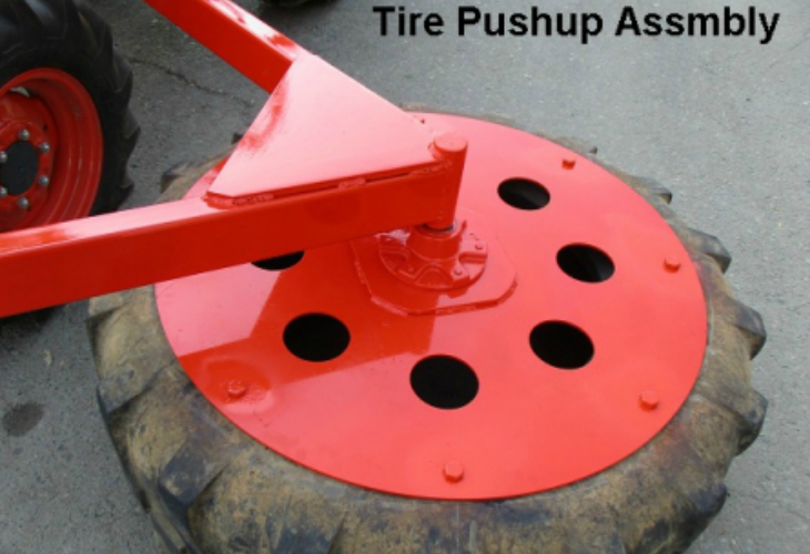 Side Mounted Tractor Tire Pushup services tulare