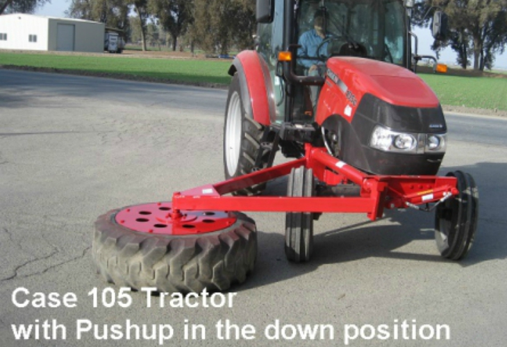 Side Mounted Tractor Tire Pushup services tulare