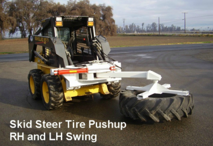 Skid Steer Tire Push Up services tulare