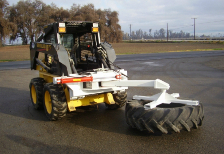 Skid Steer Tire Push Up services tulare