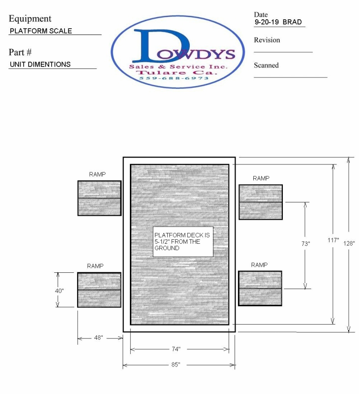 Portable Platform Scales Simple / Portable / Easy  services tulare